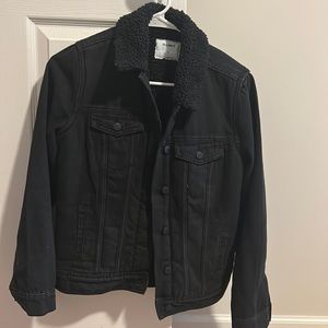 Sherpa denim jacket